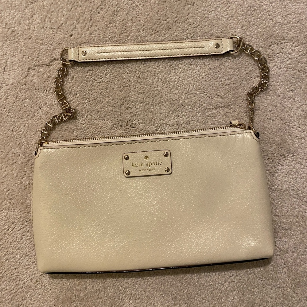 Cream/white Kate Spade Purse